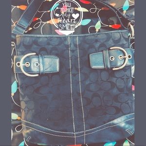 Used Good Shape Black Coach Purse